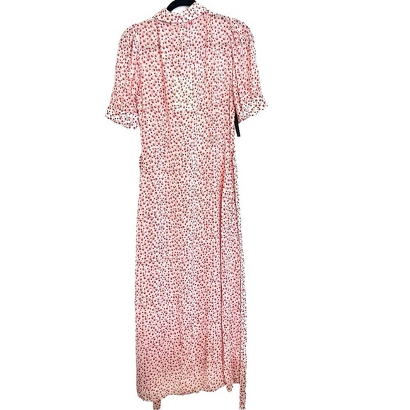 AlexaChung Red Beige Alice Shroom Tea Dress NWT US 8 - Picture 7 of 15